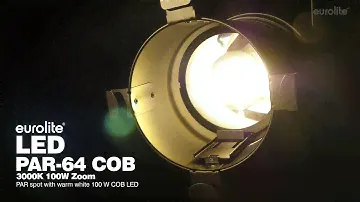 EUROLITE LED PAR-64 COB 3000K 100W Zoom